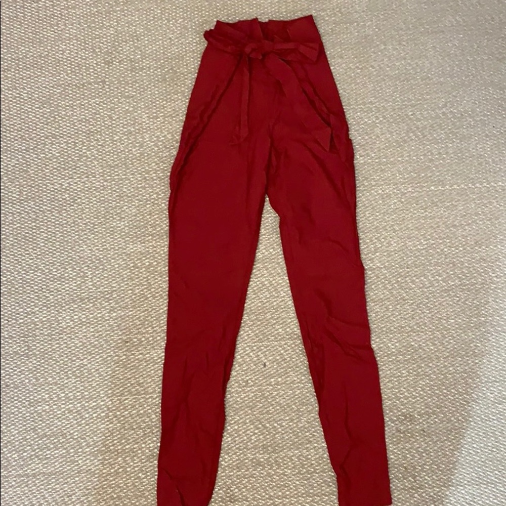 Red Tie Pants